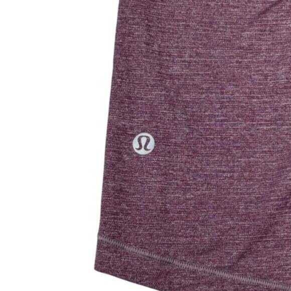 Lululemon Hold & Let Flow Tank In Heathered Black Cherry Size 6 - Picture 8 of 8